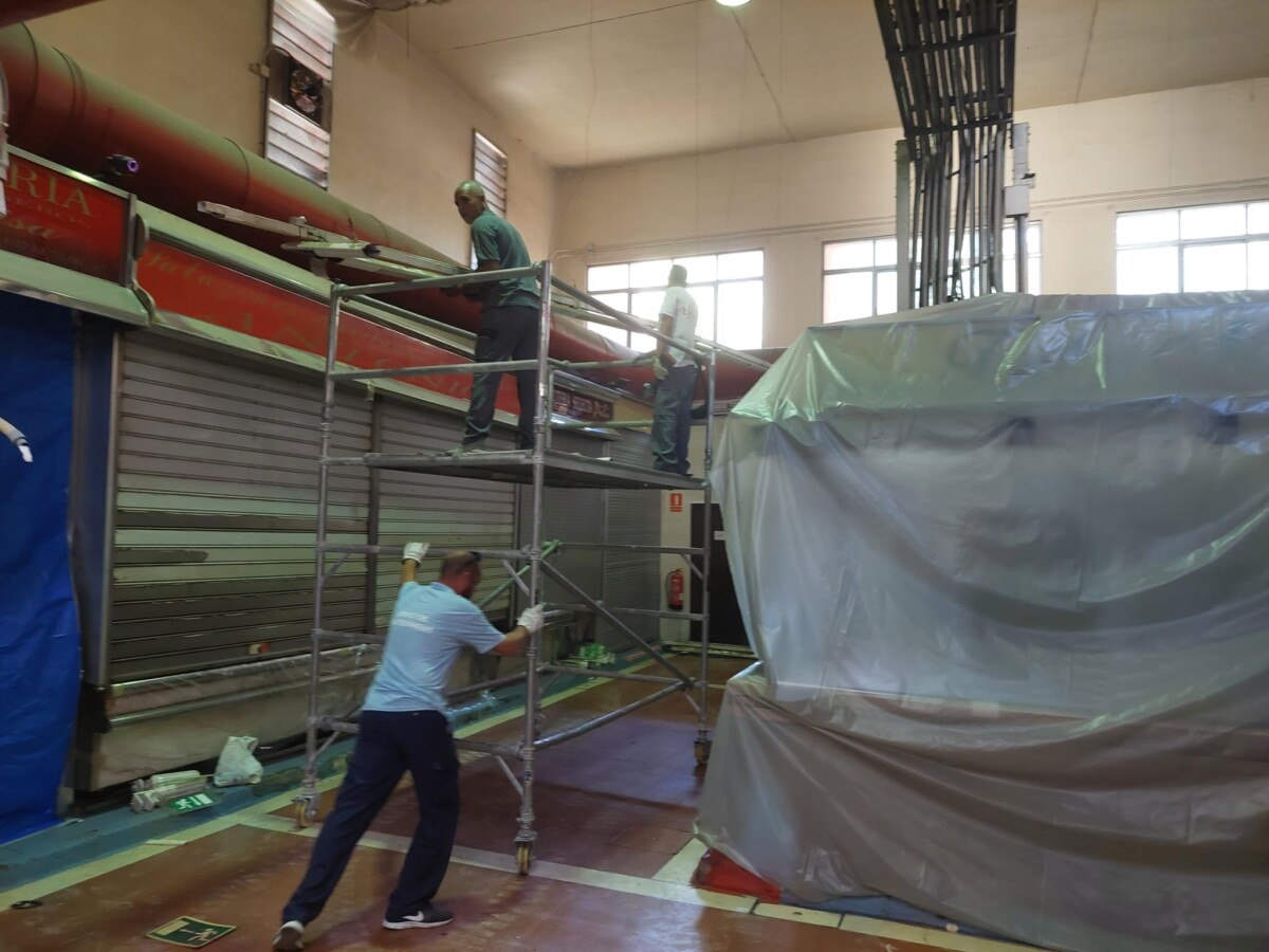 Reparación de la cubierta y el techo del Mercat del Cabanyal